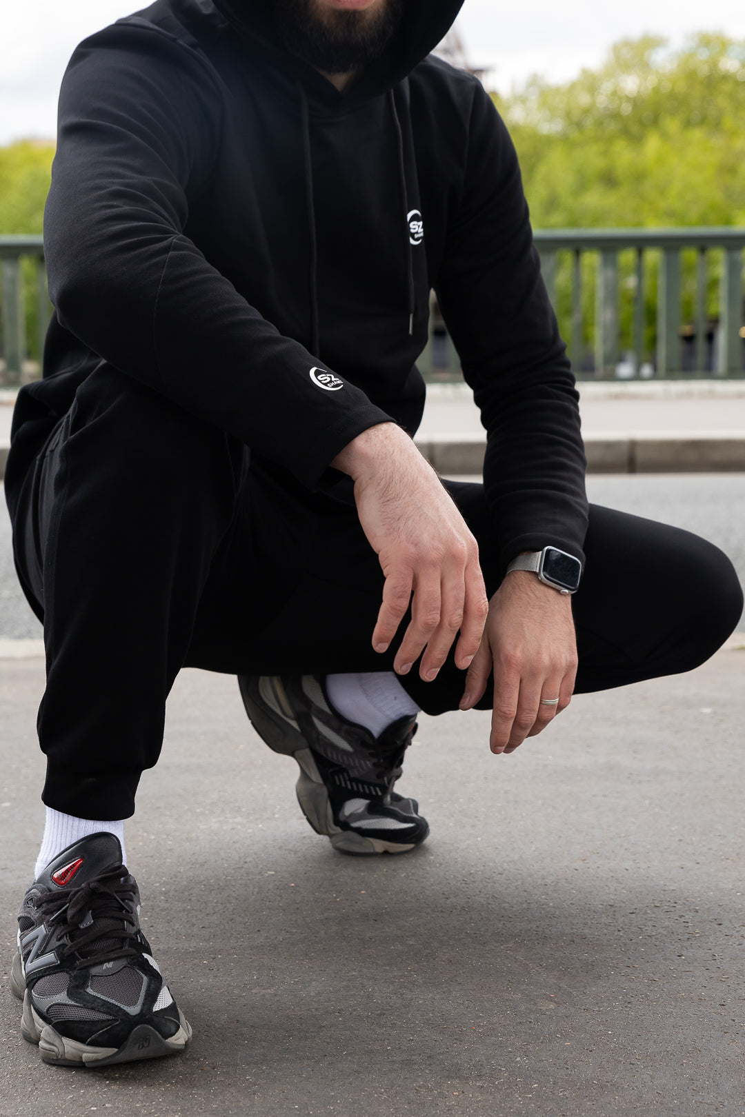 Ensemble de jogging noir SHAMZ